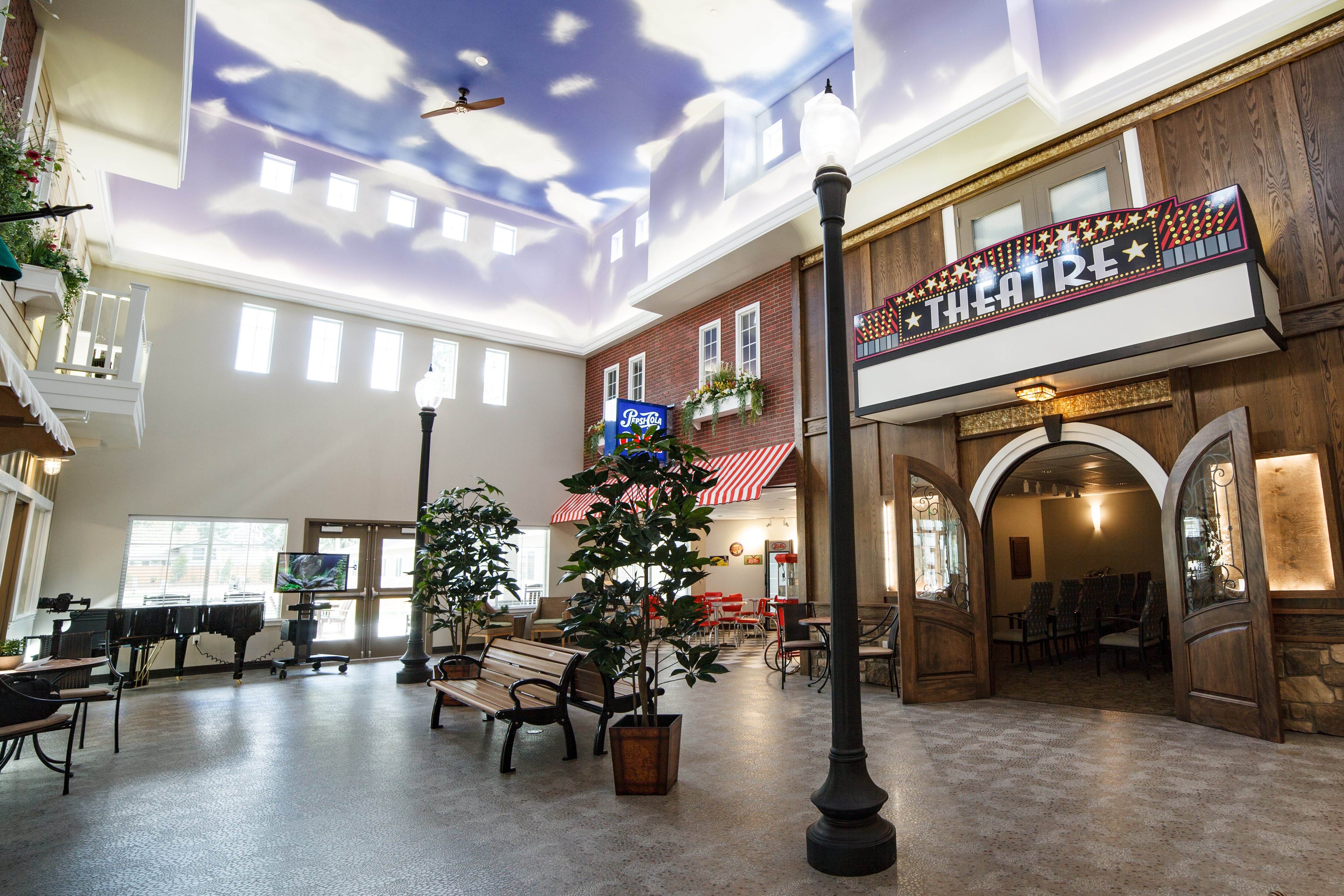 Fieldstone of Marysville indoor common area