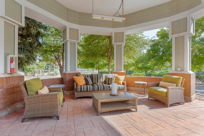 Brookdale Boulder Creek outdoor common area