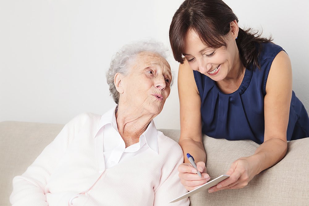 Atria Home Care-Long Island resident