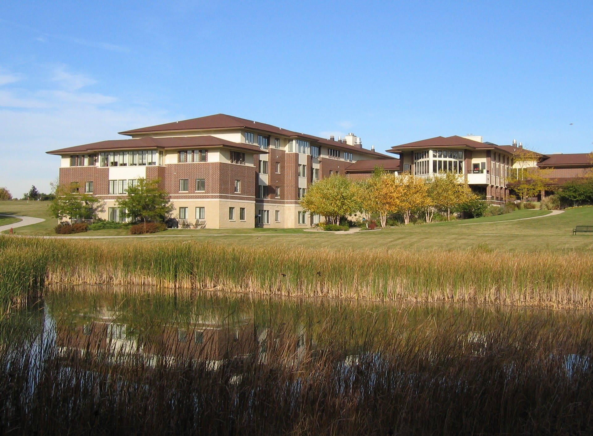 The Village at Victory Lakes outdoor common area