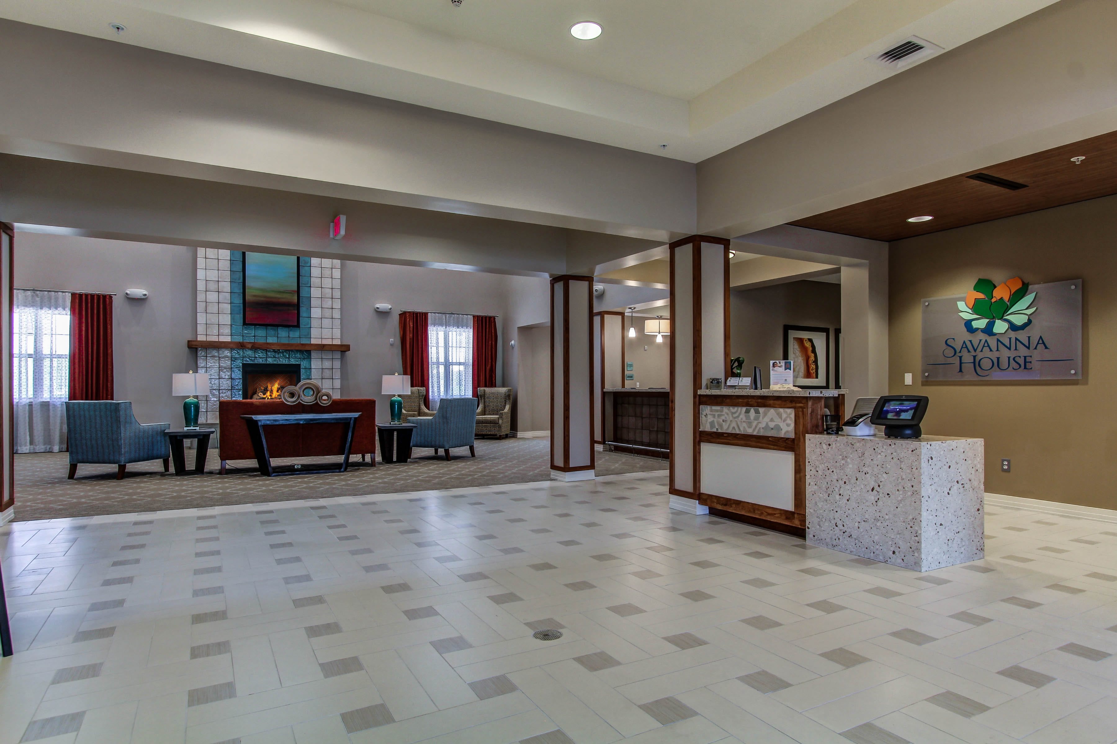 Savanna House reception area