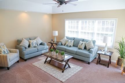 Elderwood Residences at Cheektowaga in-unit seating area