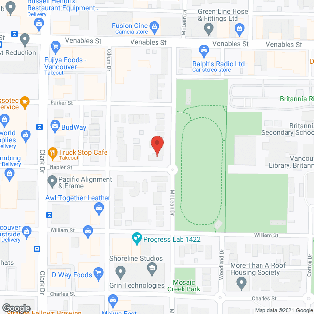 Grandview Housing Co-Op in google map