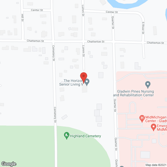 The Horizon Senior Living V in google map