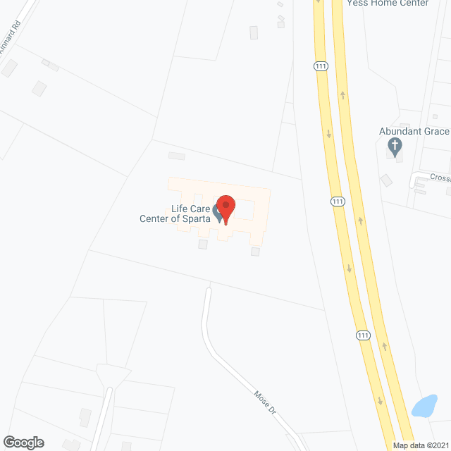 Life Care Center in google map