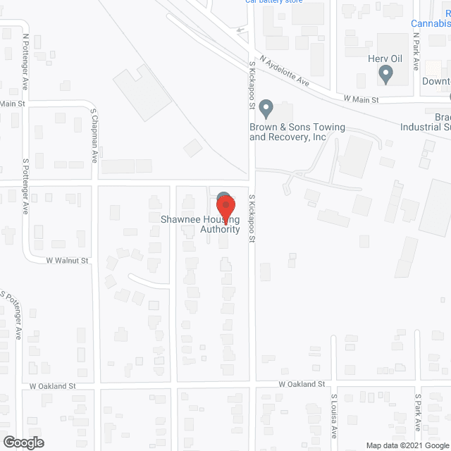 Shawnee Housing Authority in google map