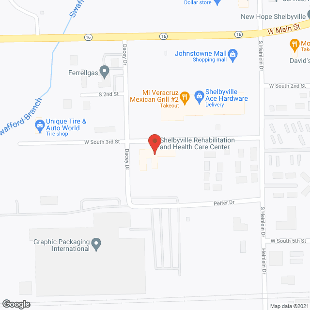 Olivewood Health Care Ctr in google map