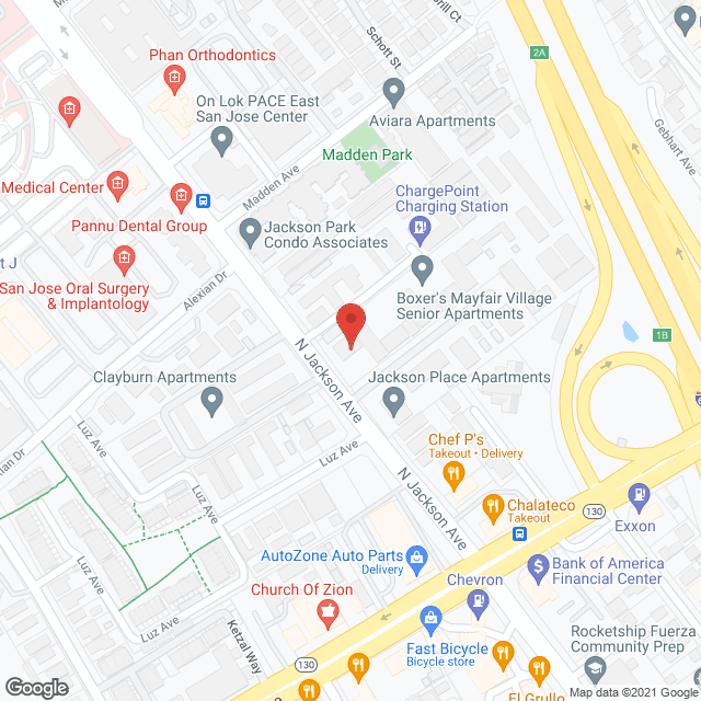 Boxer's Mayfair Village Apt in google map