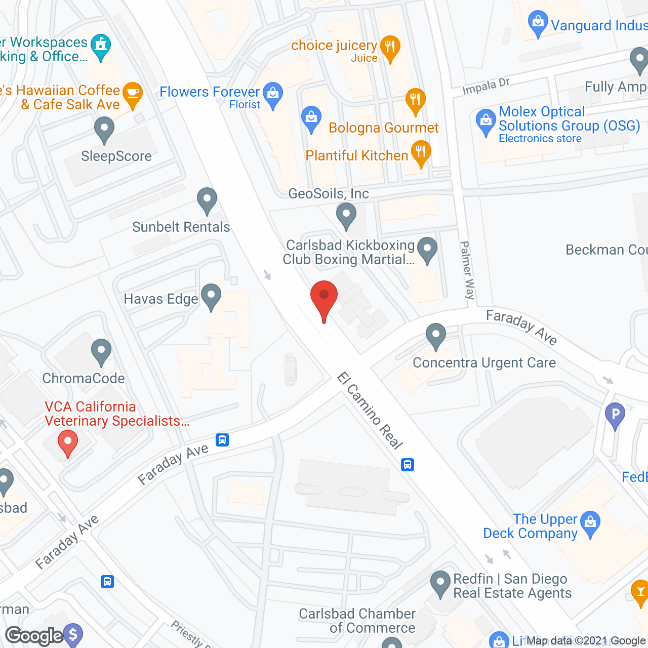 La Marea Senior Living in google map