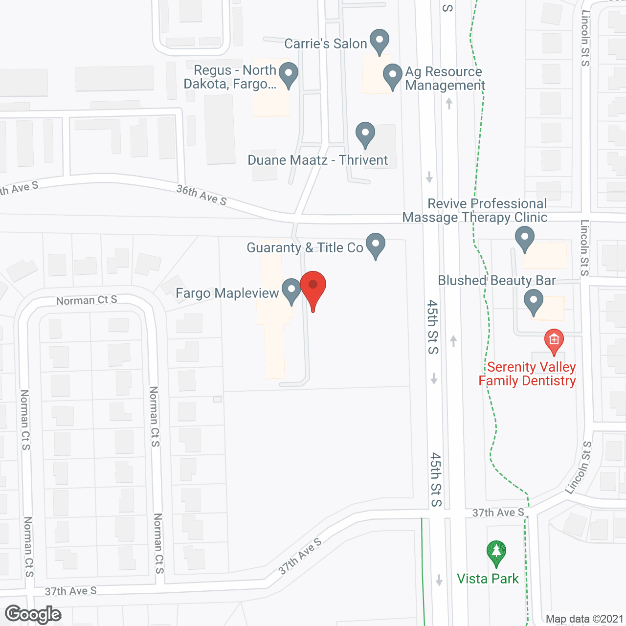 Maple View Memory Care in google map