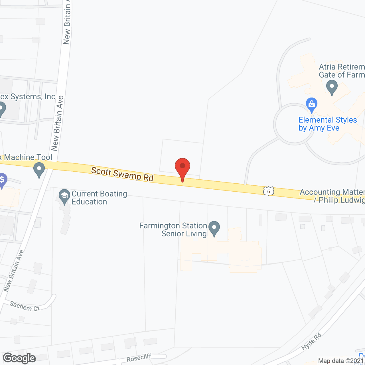 Farmington Station, A Senior Living Residence in google map