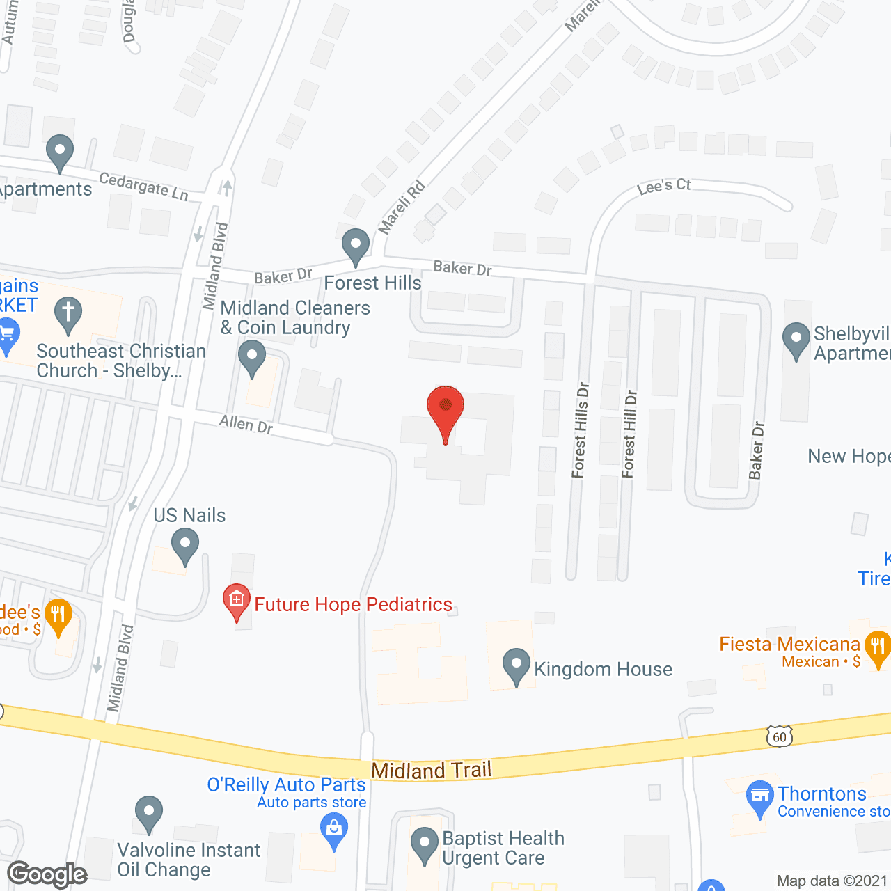 Crescent Place Assisted Living in google map