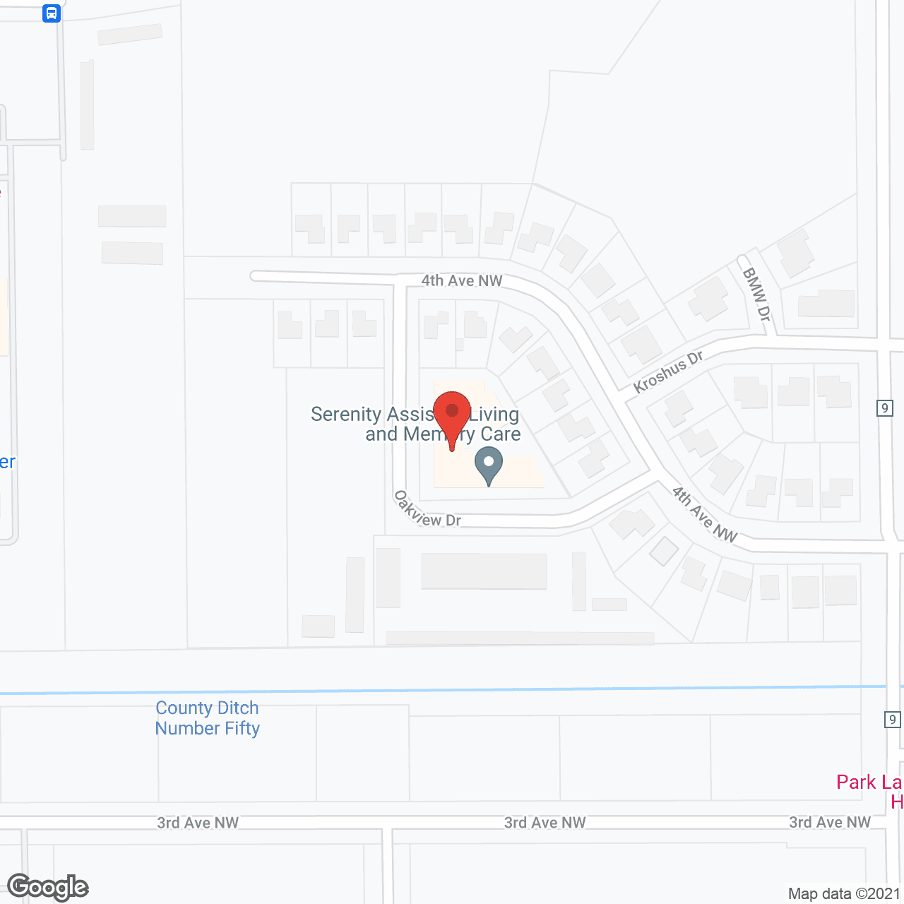 Serenity Living Center Inc in google map