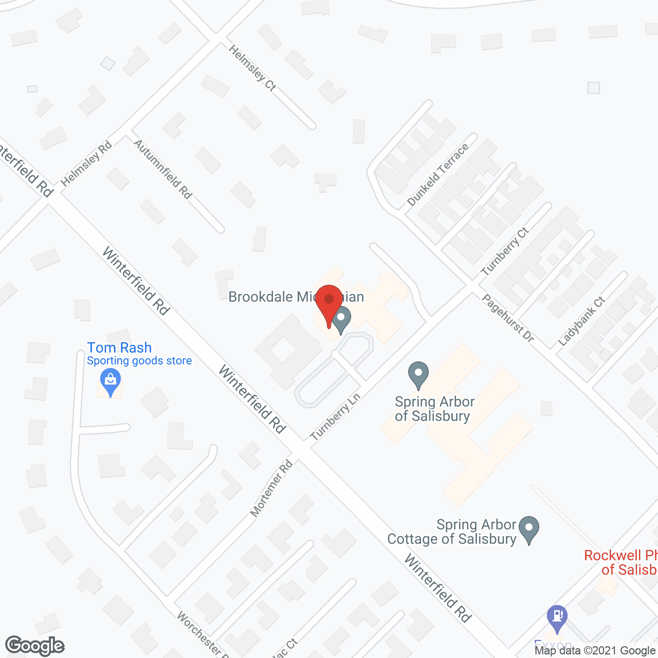 Southerland Place in google map