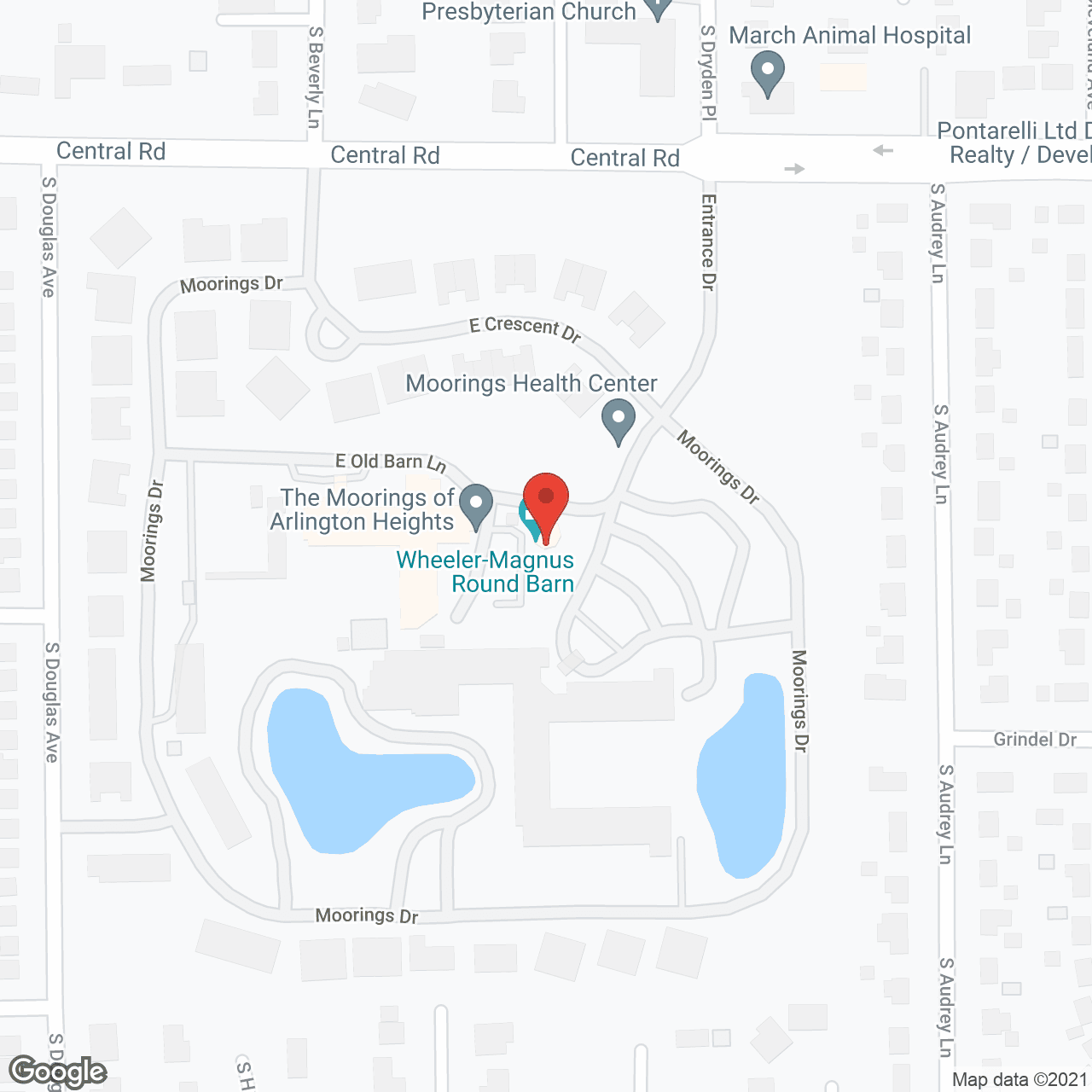 The Moorings of Arlington Heights in google map