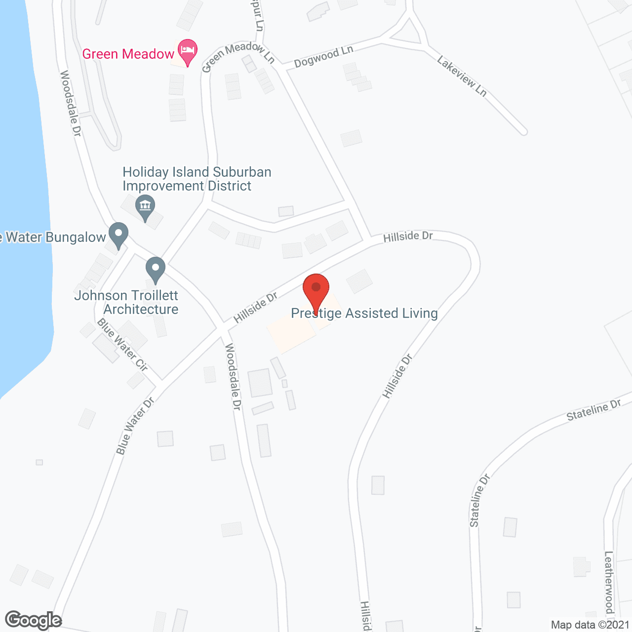 Prestige Assisted Living in google map