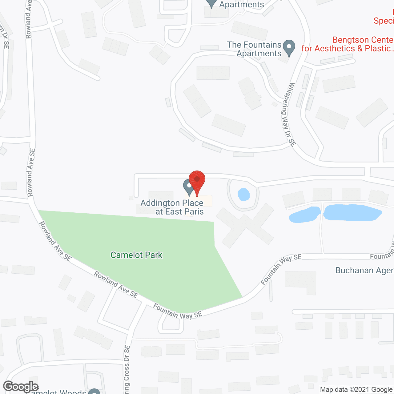 Commonwealth Senior Living at East Paris in google map