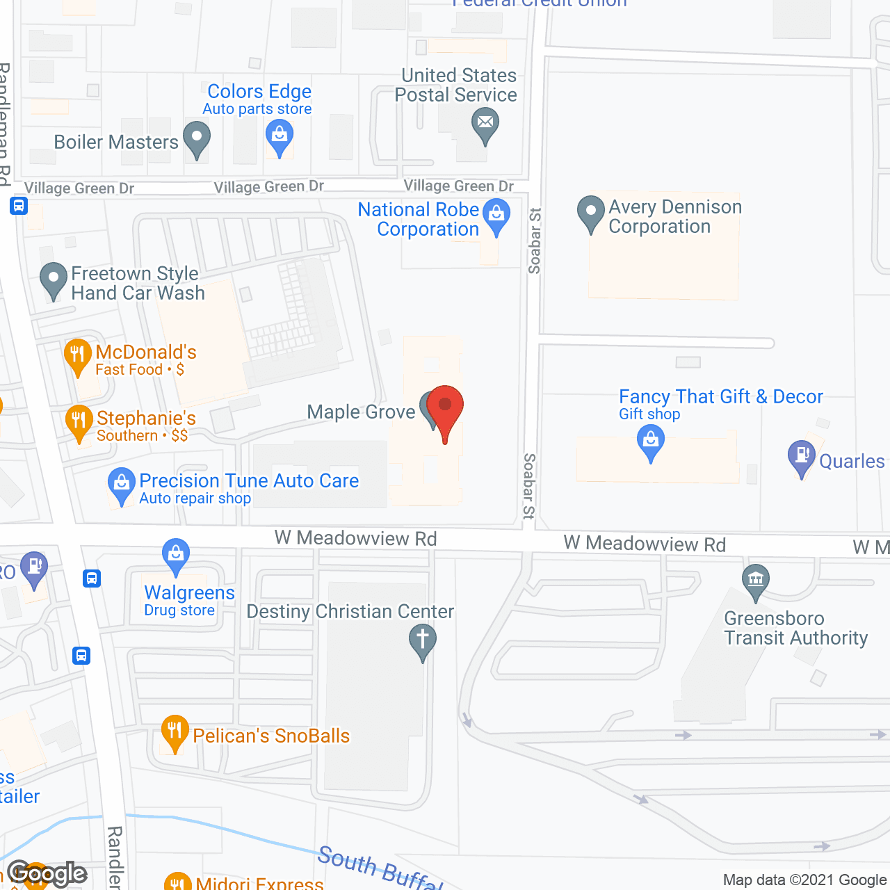 Maple Grove Health & Rehab Center in google map