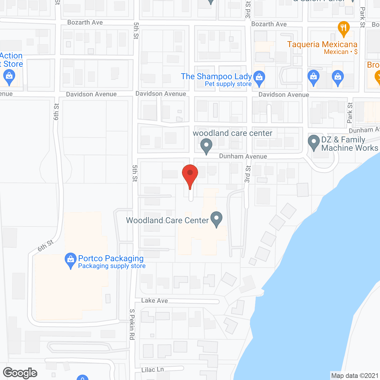 Woodland Assisted Living in google map