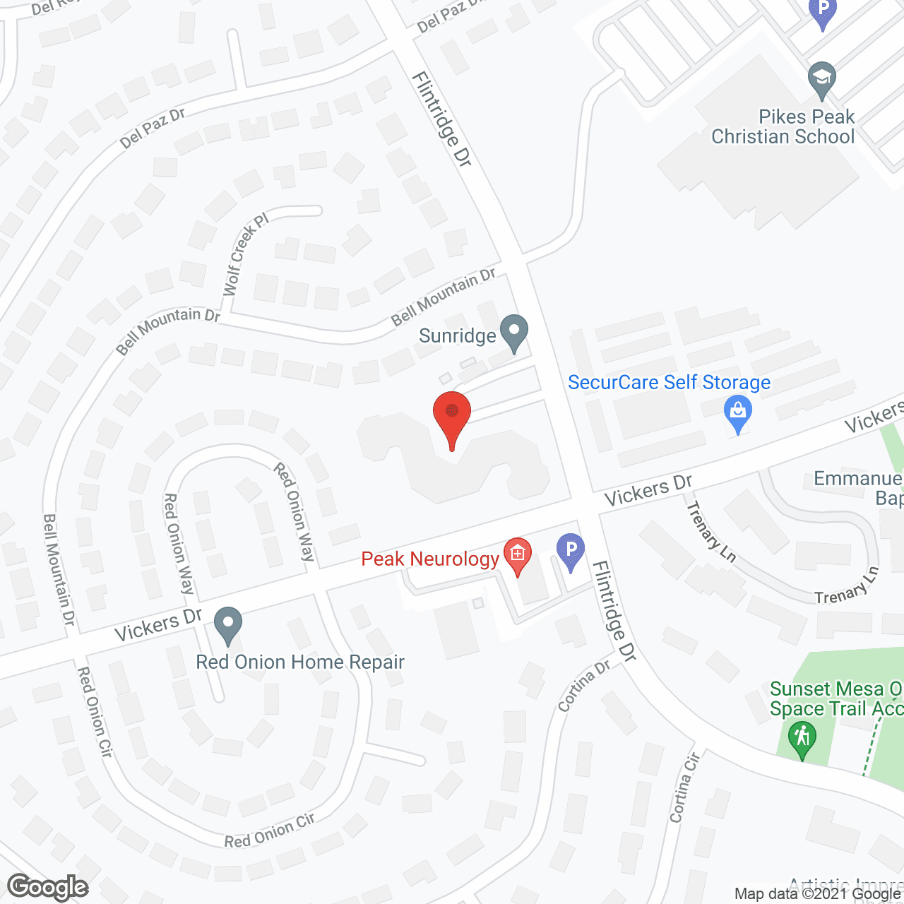 Holiday Sunridge in google map