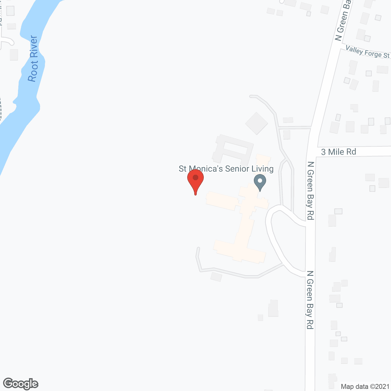 St Monica's Senior Living in google map