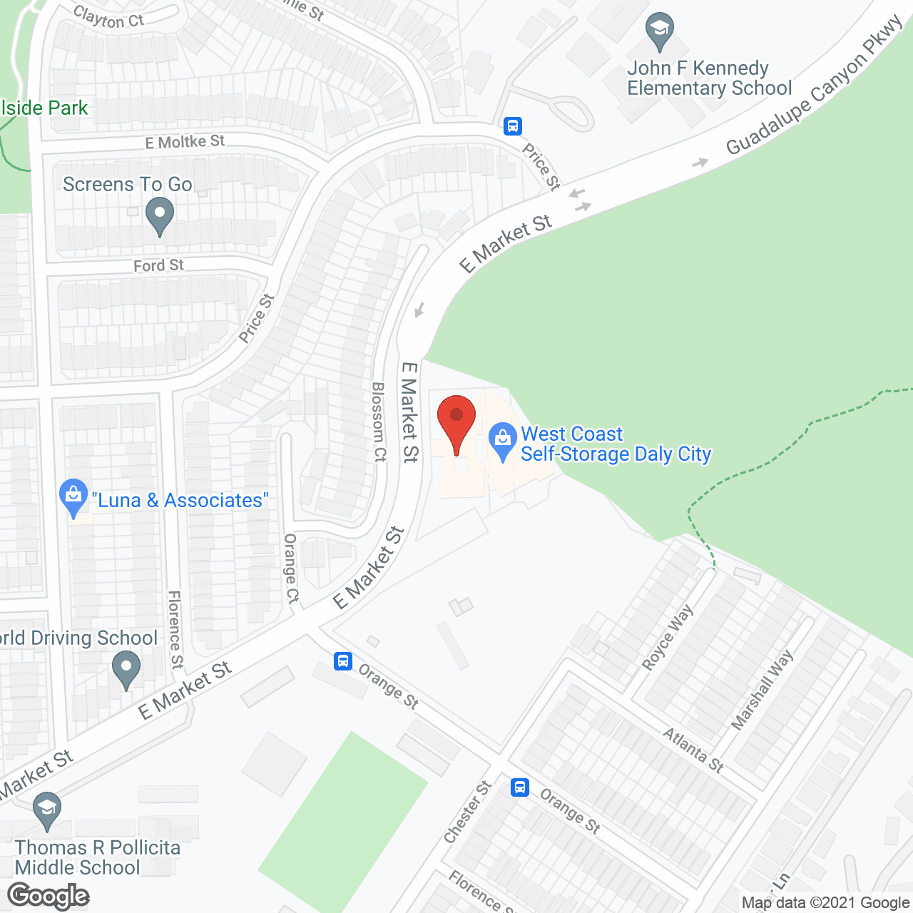 Pacifica Senior Living Mission Villa in google map