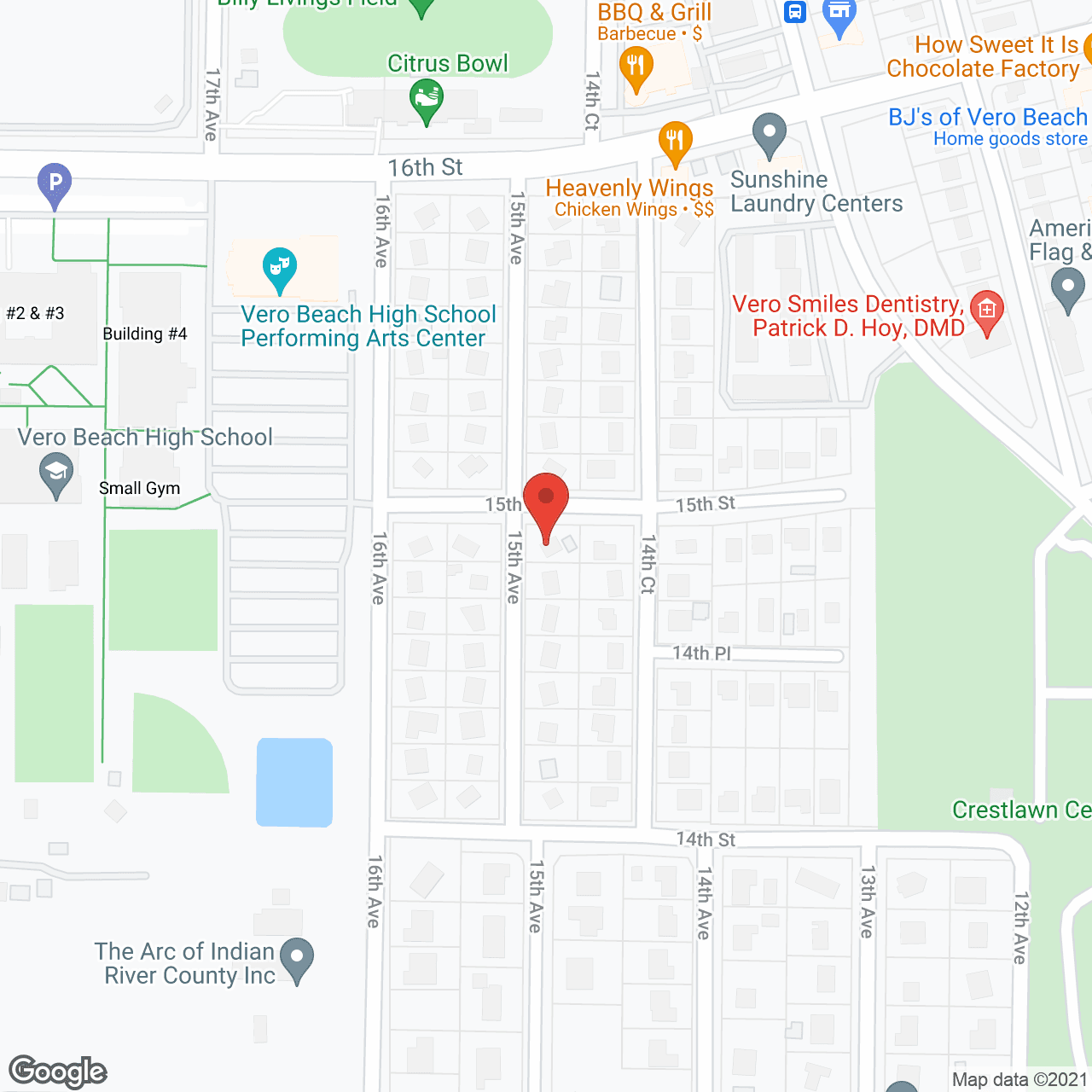 Sunshine Oaks Assisted Living in google map