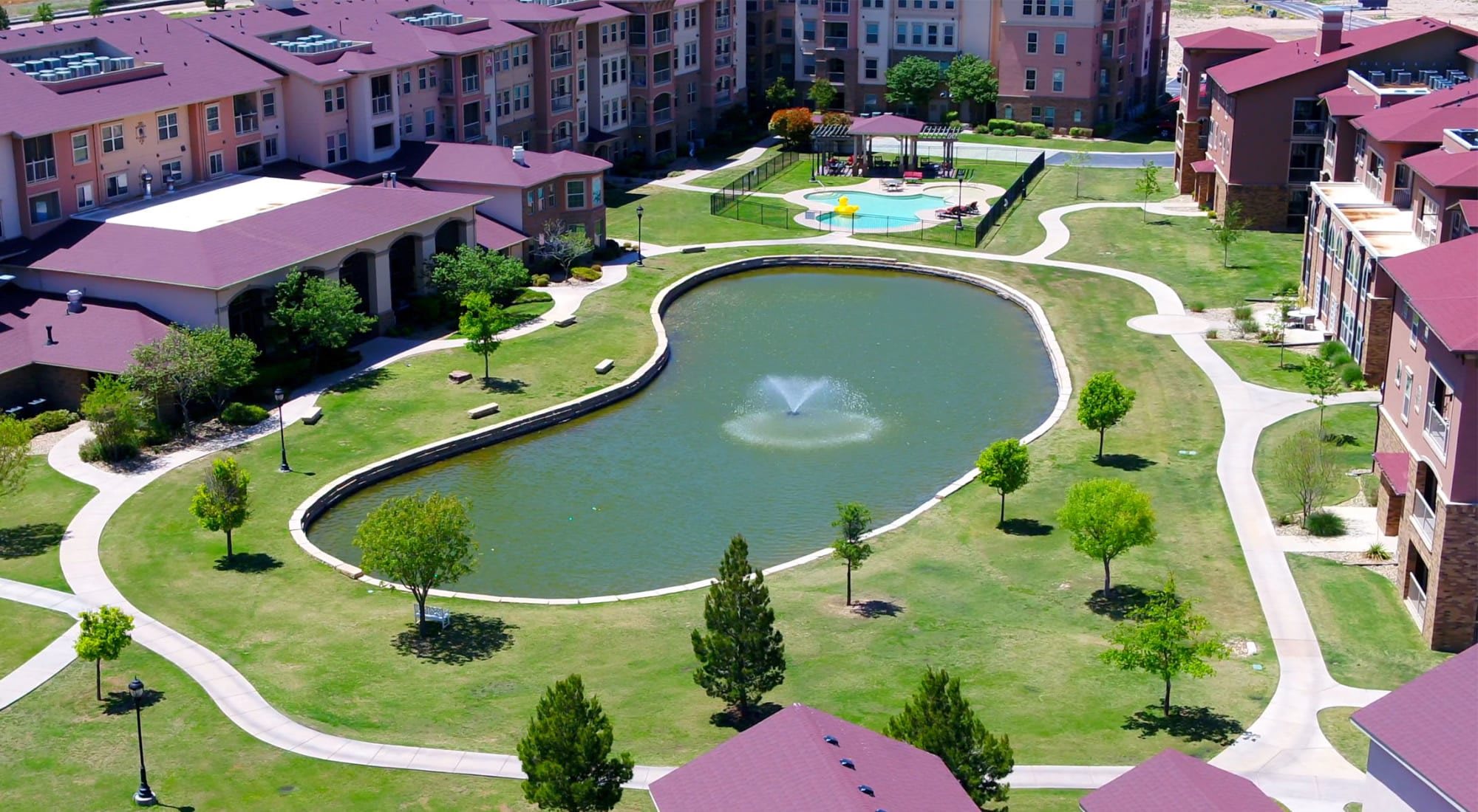 Raider Ranch Independent Living Pond